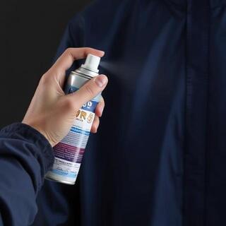 Refreshing DWR coating on a rain shell