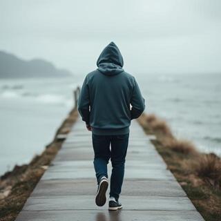 Lookbook frame — seaside walk with breeze