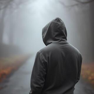 Hooded portrait in light mist