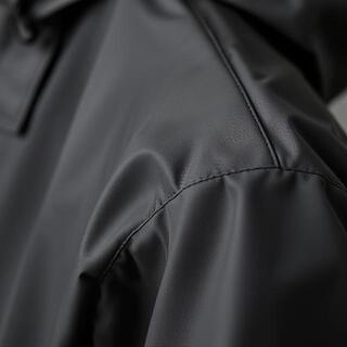 Seam retaping on a raincoat yoke
