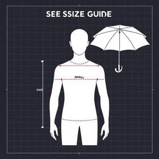 Umbrella top view showing canopy span